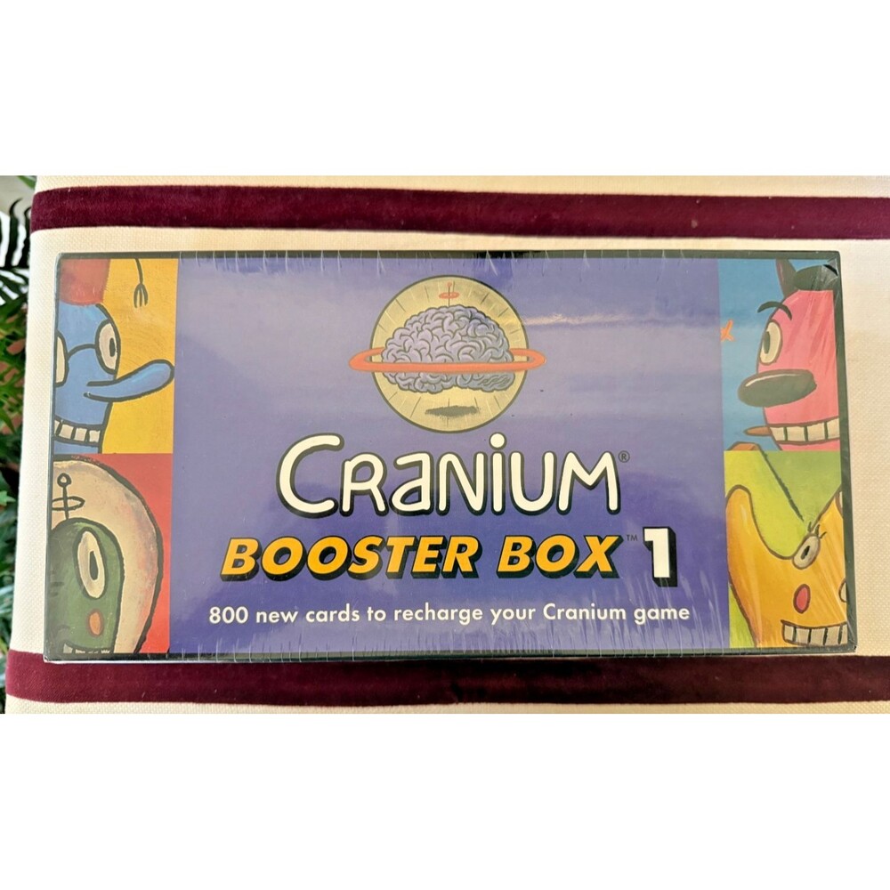 Cranium Booster Box Pack 1 - Factory Sealed 800 Cards for Cranium Board Game